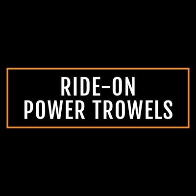 Ride-On Power Trowels