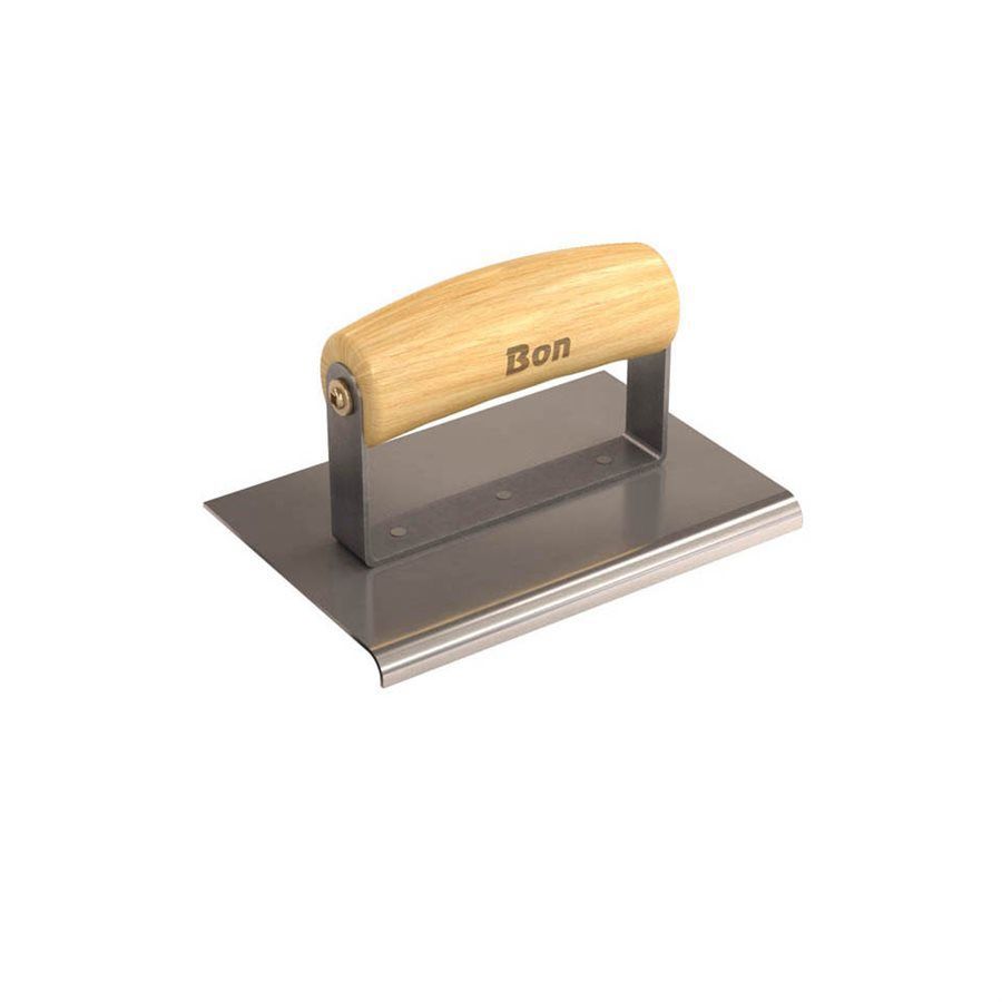 BON TOOL STAINLESS STEEL SIDEWALK EDGER - 6" X 4"
