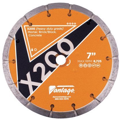Diamond Vantage X200 Double Tuck Point Diamond Blade