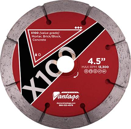 Diamond Vantage X100 Triple Tuck Point Diamond Blade