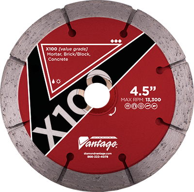 Diamond Vantage X100 Triple Tuck Point Diamond Blade