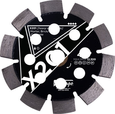 Diamond Vantage X201 Tuck Point Diamond Blade