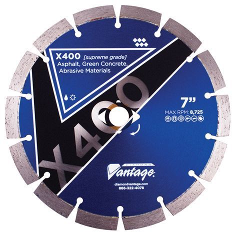 Diamond Vantage X400 Segmented Abrasives Diamond Blade