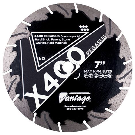 Diamond Vantage X400 Pegasus Hard Material Supreme Diamond Blade