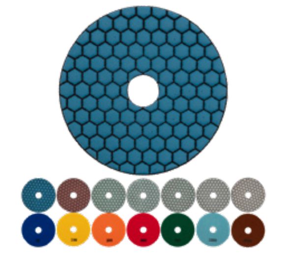 Diamond Vantage Natural Stone Hexagon Pads