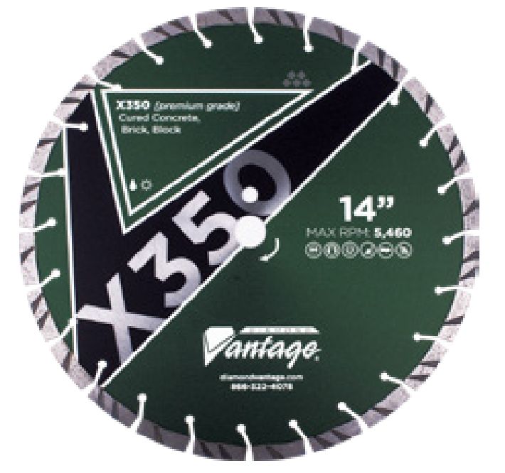 Diamond Vantage X350 Premium Grade General Purpose Diamond Blade