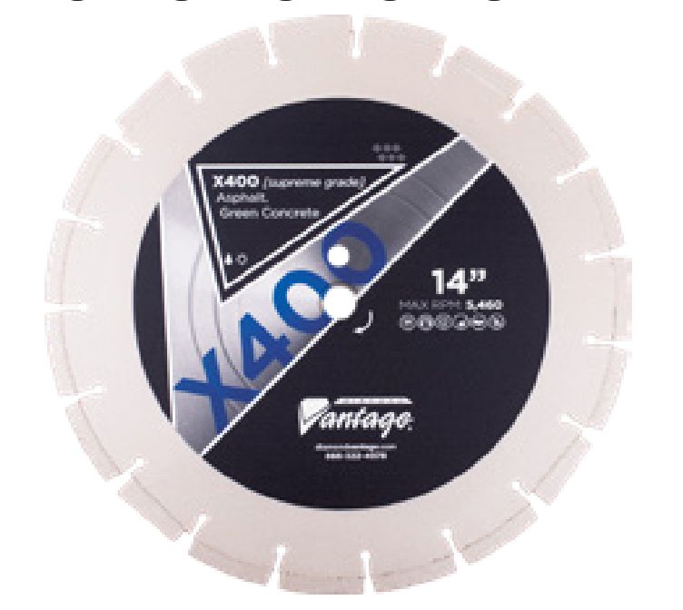 Diamond Vantage X400 Supreme Grade Asphalt Diamond Blade