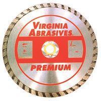 Virginia Abrasives Granite, Marble, & Hard Materials  Small Diameter Premium Turbo Rim Diamond Blade