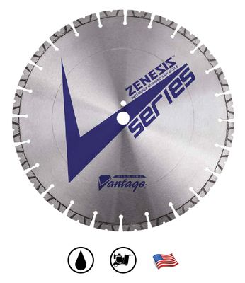 Diamond Vantage ZENESIS™ V2 SERIES Concrete Diamond Blade