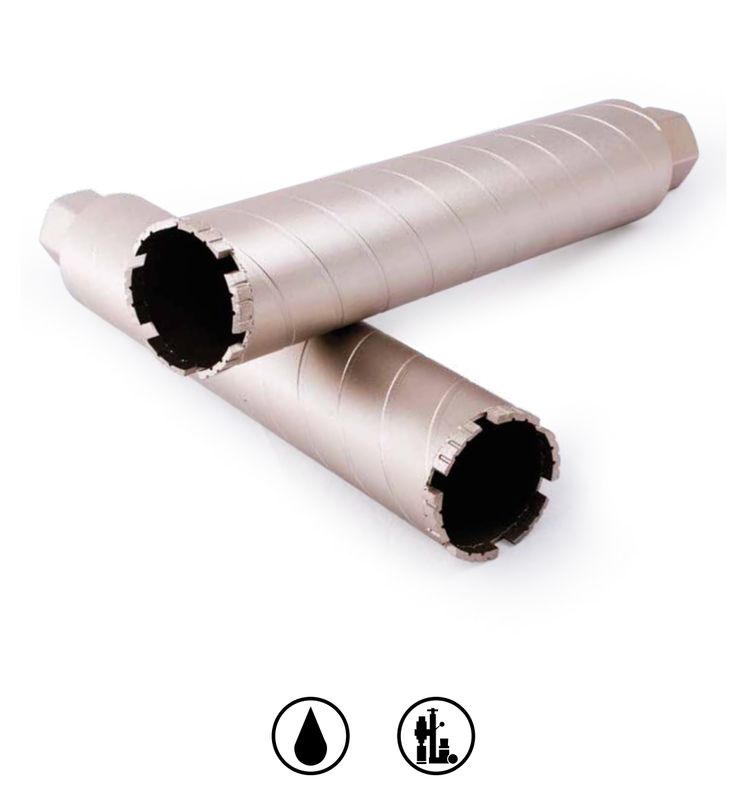 Diamond Vantage X301 ZZ Turbo Hard Concrete Wet Core Bit