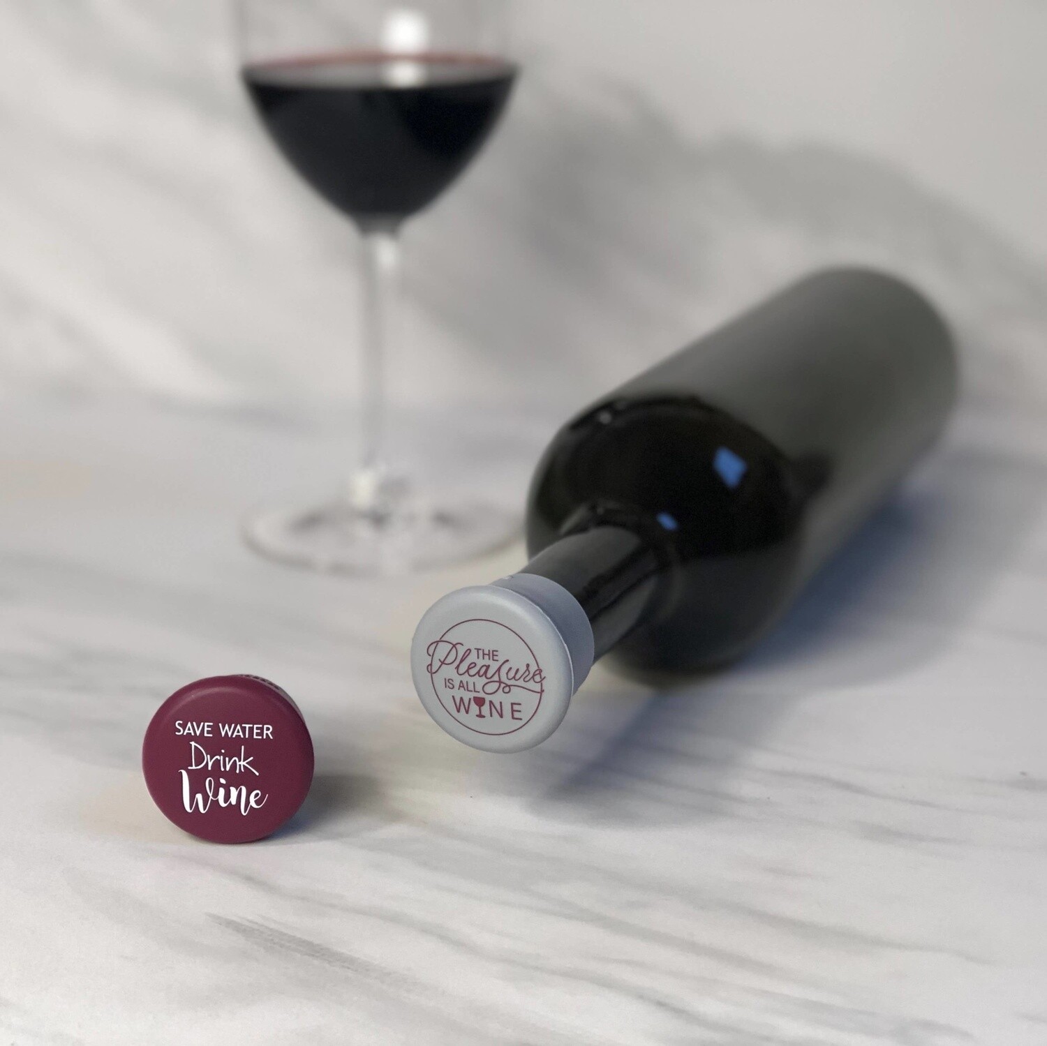 Save Water Drink Wine Wine Bottle Cap