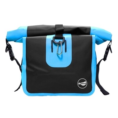 Waterproof Crossbody Bag, Color: Black/Blue