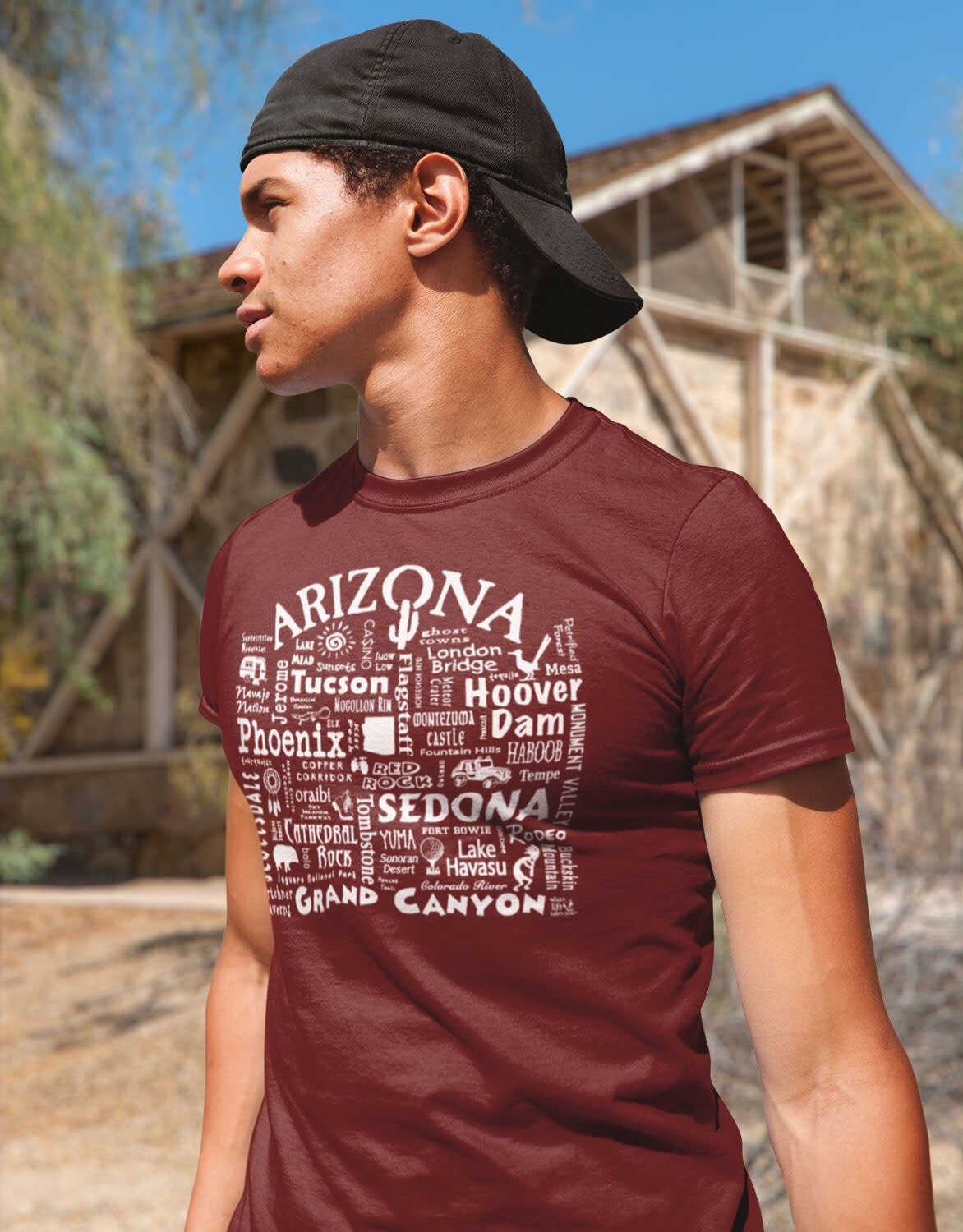 Arizona Unisex T-shirt Brick