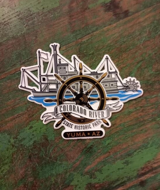 Colorado River SHP Rubber Steamboat Magnet