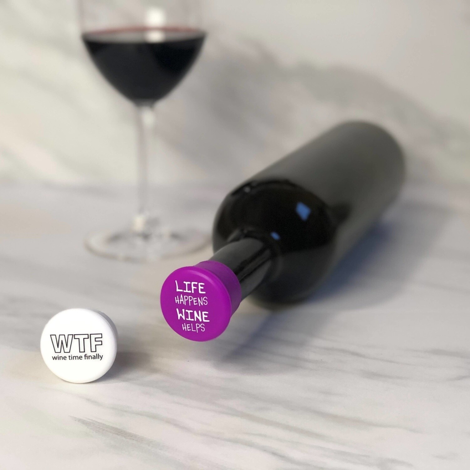 WTF (Wine Time Finally) Wine Bottle Cap