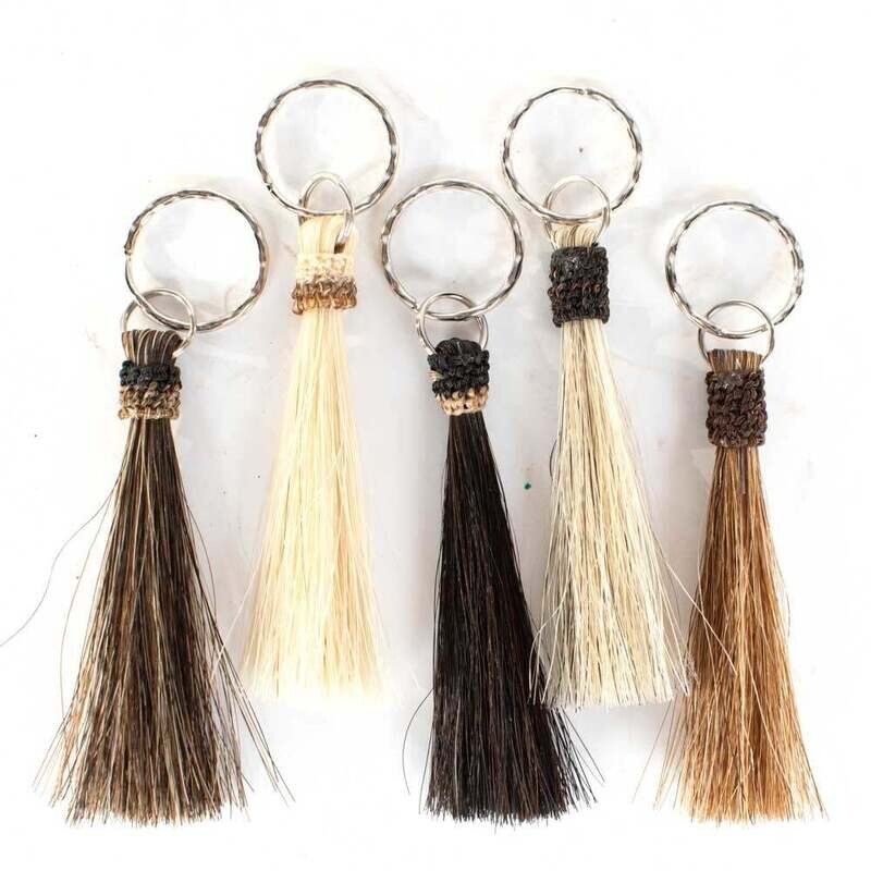 Horsehair Tassel Key Chain