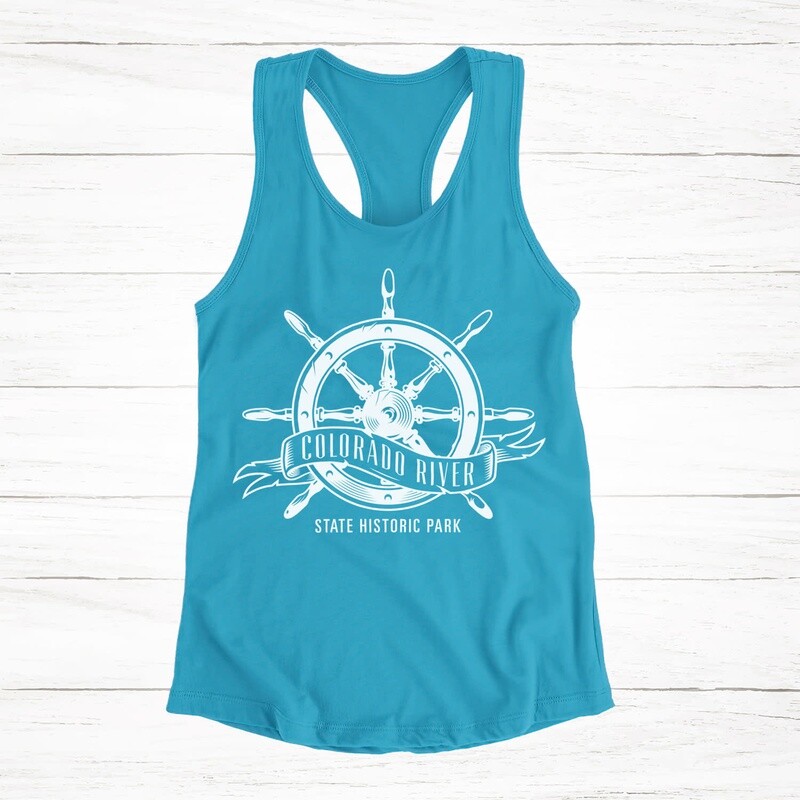 CRSHP Ship Wheel Women&#39;s Racerback Tank