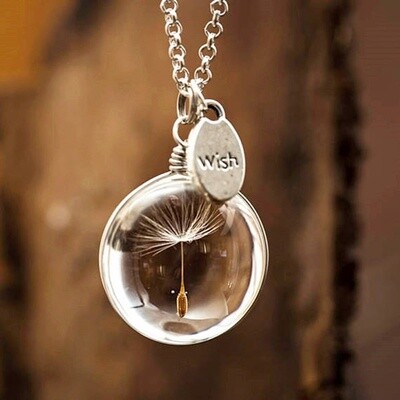 Wish Dandelion Seed Necklace