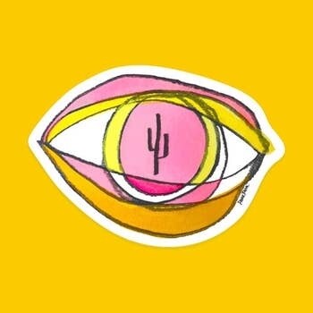 Eye of the Desert Sticker