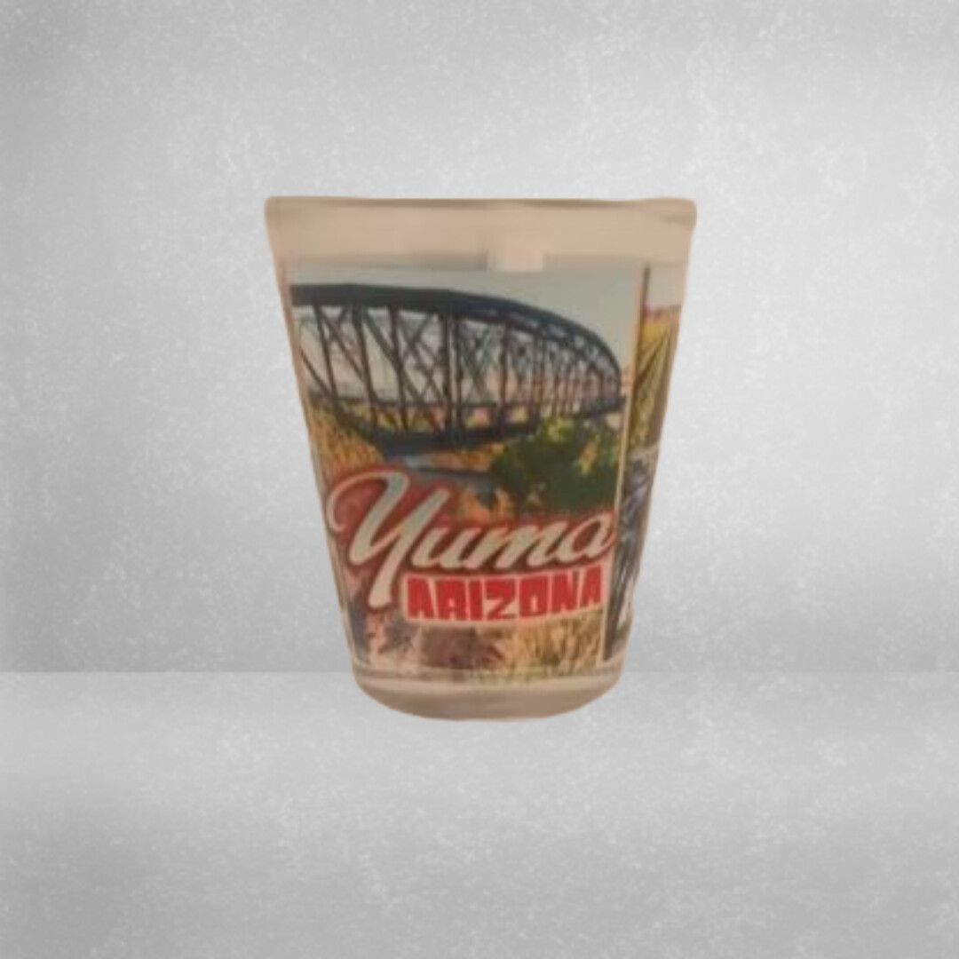 Yuma Collage Shot Glass