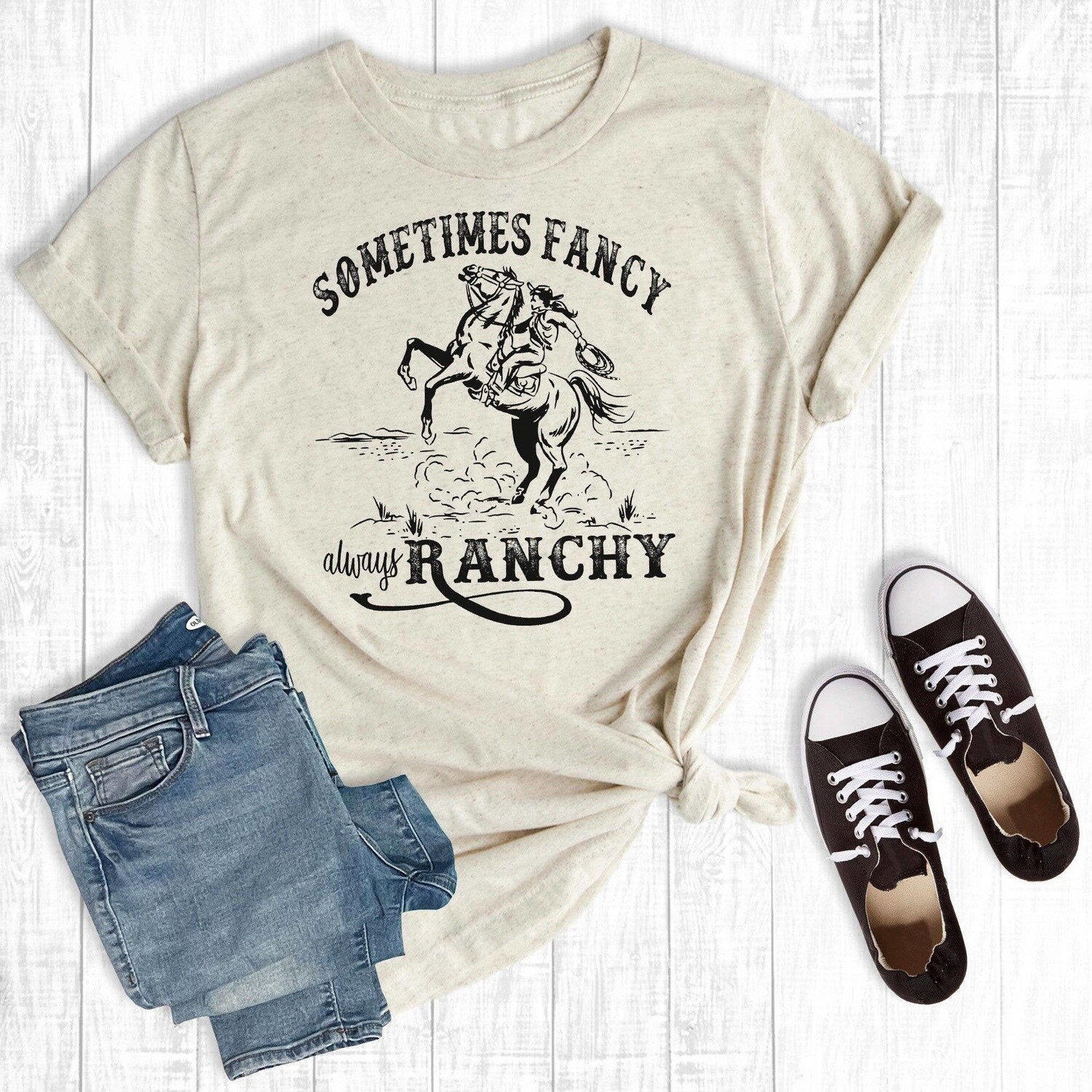 Sometimes Fancy Adult T-shirt