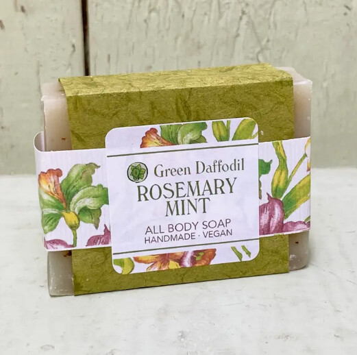 Rosemary Mint Natural Handmade Bar Soap