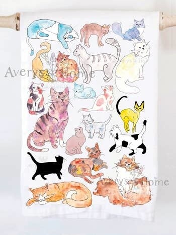 Adorable Cats Tea Towel