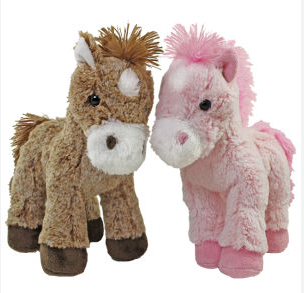 9.5&quot; Standing Horse Pink/Brown