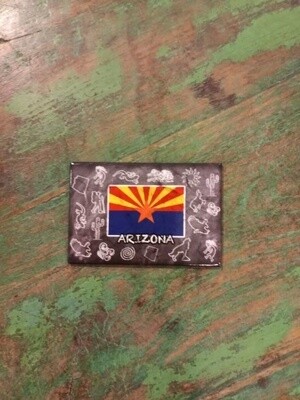 AZ Photo Chalk Flag Magnet