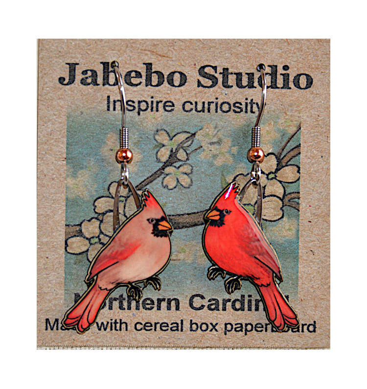 Cardinals Earrings