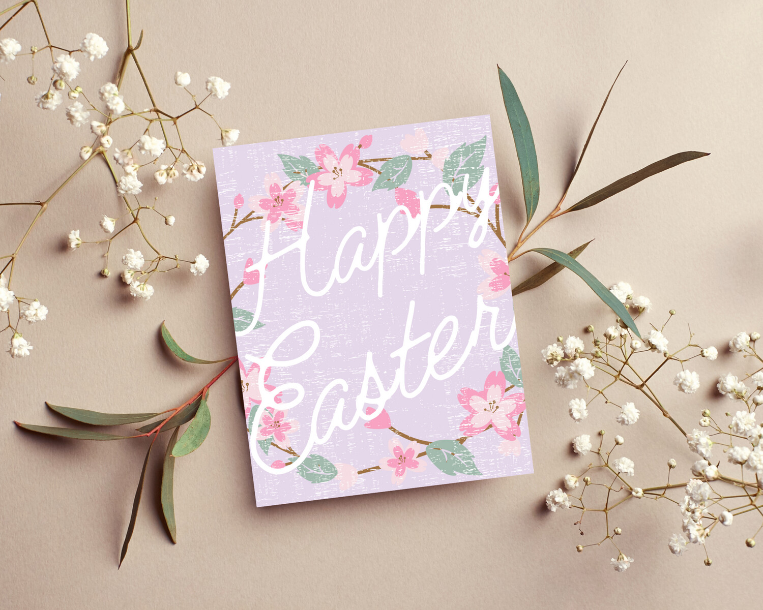 Happy Easter Greeting Card