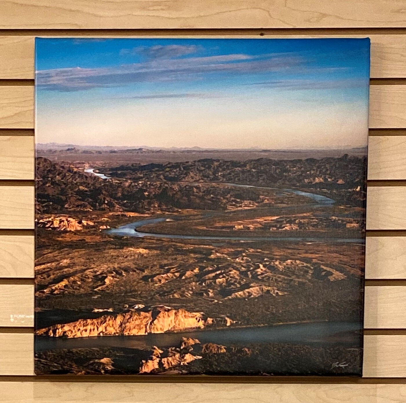 Colorado River From Above Canvas