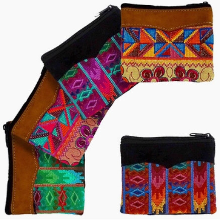 Huipil Style Coin Purse