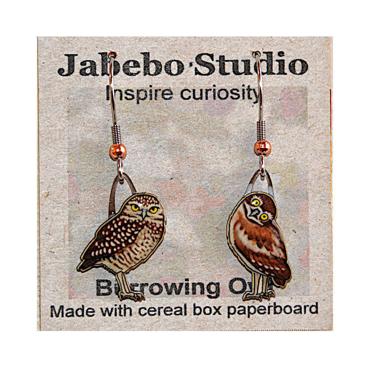 Burrowìng Owl Earrings