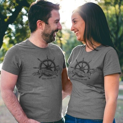 CRSHP Ship Wheel Unisex Adult T-shirt