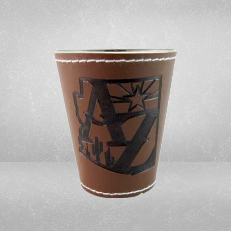 AZ Leather Shot Glass