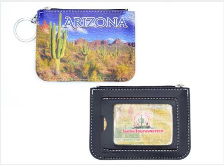 AZ Desert ID Holder Coin Purse Key Chain