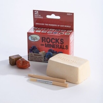 Mini Excavation Kit: Rock &amp; Minerals