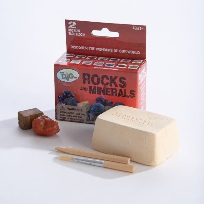 Rocks &amp; Minerals Mini Excavation Kit