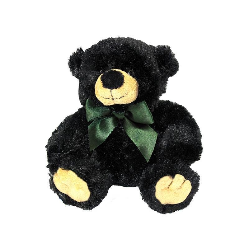 6&quot; Black Bear w/Ribbon Stuffed Animal