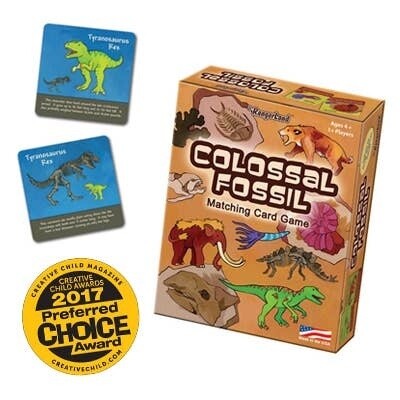 The Colossal Fossil Matching Card Game
