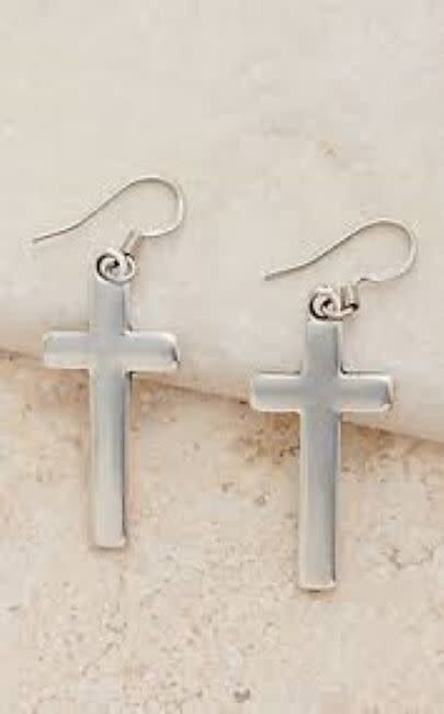 Faith Cross Earrings