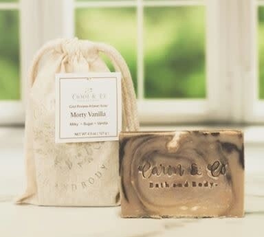 Morty Vanilla Soap Slice