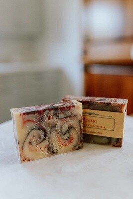 Rustic Cold Process Soap  Slice