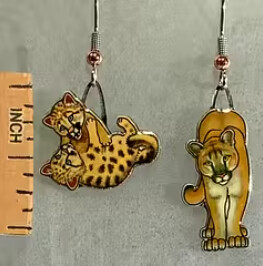 Cougar Earrings