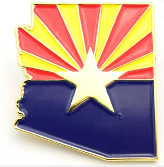 AZ State Flag Lapel Pin