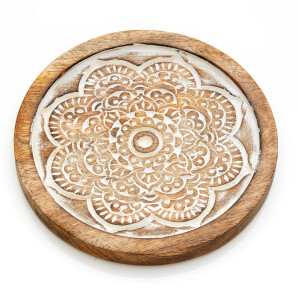Wooden Mandala Trivet