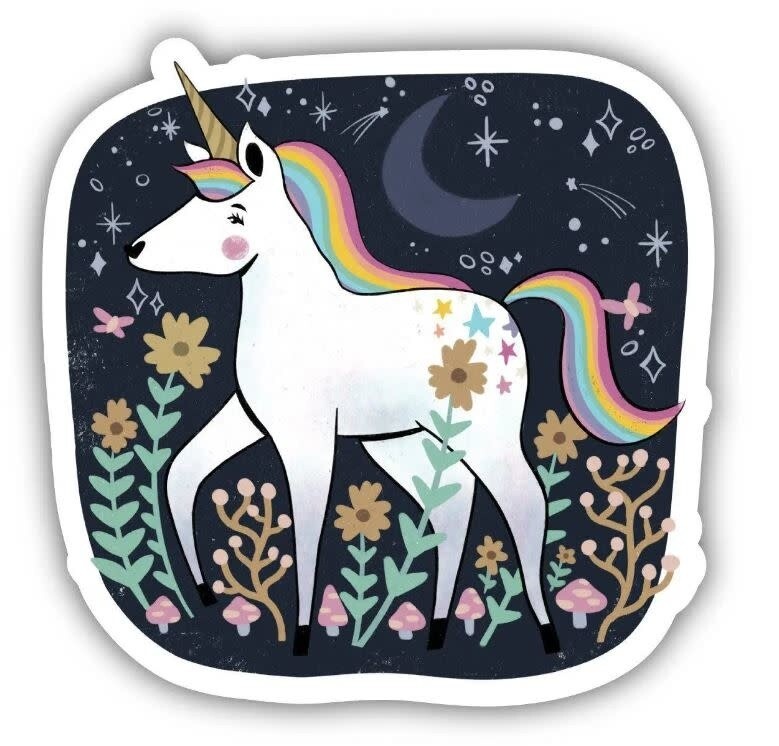 Unicorn Night Fairytale Sticker