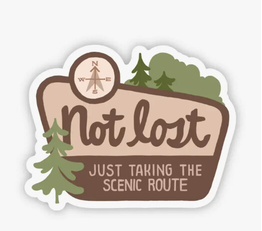 Not Lost Sticker