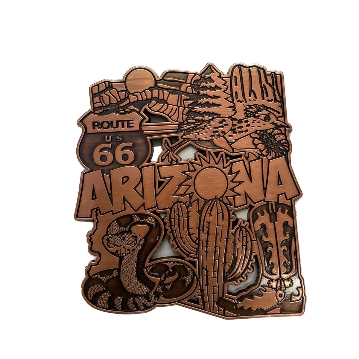 AZ State Shape Icons Magnet